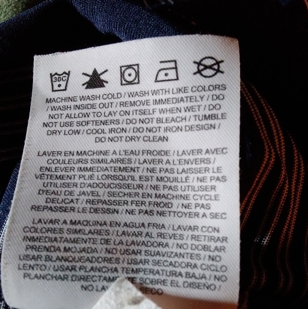 DEnver Broncos Nike DRI fit onfield apparel Polo shirt EUc Small Navy w/… - Picture 8 of 13